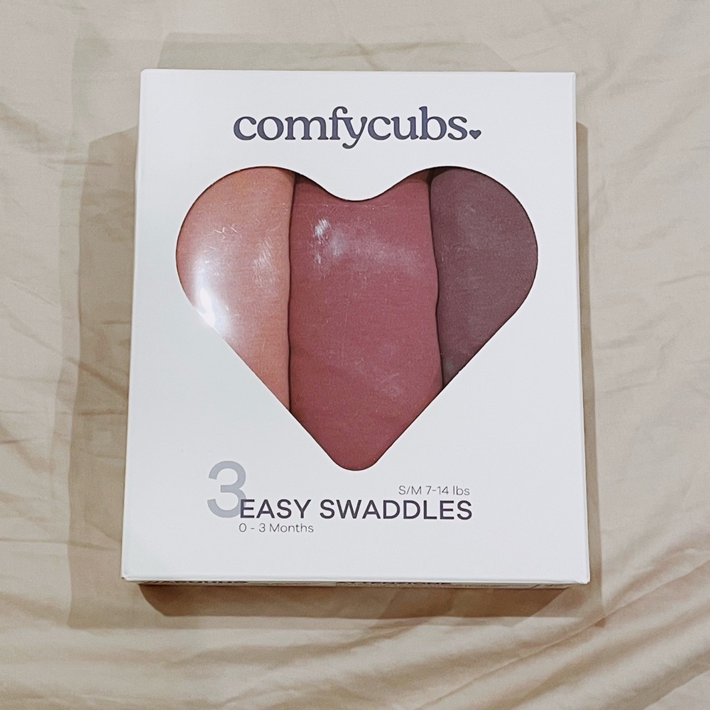 Comfycubs 3 Easy Swaddles S/M 7-14lbs (0-3 months)